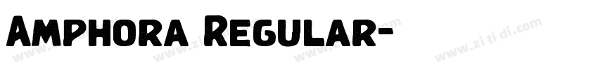 Amphora Regular字体转换 Amphora Regular字体转换